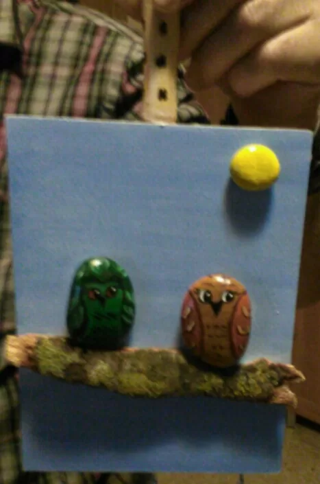 COLGADOR PINTADO AL OLEO